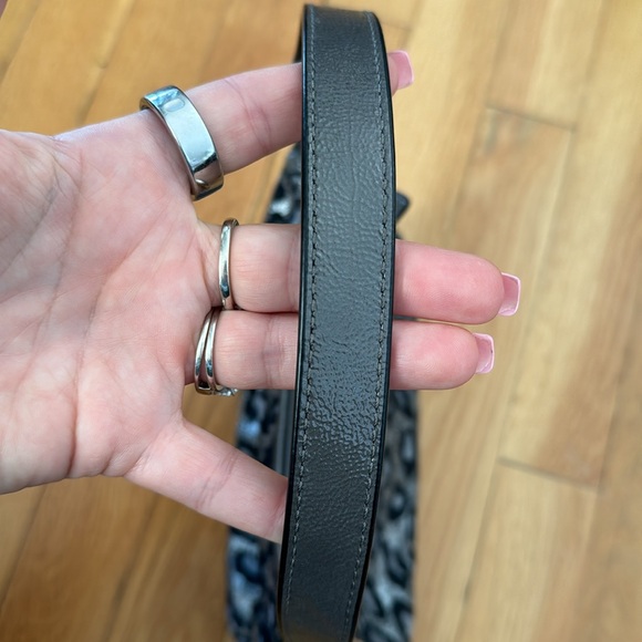 Coach Patterned Leather Trim Y2K Bag - Picture 5 of 8